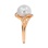 'Afrodite' Pearl and Diamond Ring - Side Angle 2
