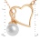 Pearl and Heart Adjustable Necklace. View 3