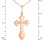 Reverse of Ukrainian Style Orthodox Cross-Crucifix Pendant