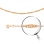 Singapore-link Chain, Width 2.0mm. Diamond-cut Solid 585 (14kt) Rose Gold