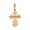 Large Guilloche Orthodox Cross 'Спаси и Сохрани'. Hypoallergenic Cadmium-free 585 (14K) Rose Gold. View 4