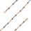 Diamond Bracelet with Stylized Greek Key Links. Tested 585 (14K) Rose and White Gold. View 2