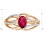 Ruby and Diamond Ring. View 2