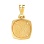 Russian Coin Gold Pendant. View 4