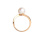 Pearl Diamond Rose Gold Ring N/A. View 2