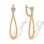 Diamond Leverback Earrings