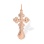 Deisis Russian Cross for Him. Certified 585 (14kt) Rose Gold