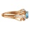 Blue Topaz and Diamond Ring. View 3