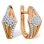 Diamond Leverback Earrings