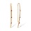 Garnet Threader Earrings
