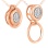 Diamond Convertible Slide Pendant in Rose Gold. View 3