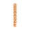 Hypoallergenic 585 Rose Gold 'Links and Beads' Ring with a Full-cut Diamond - Angle 3