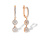 Diamond Chandelier Style Dangle Earrings