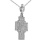 Diamond Deisis Orthodox Cross for Man. View 2