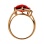 Garnet and Diamond Ring. View 4