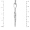 Orthodox Calvary Silver Cross. View 3