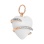 CZ and Heart-shaped White Onyx Pendant. View 2