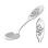 Toddler Silver Spoon with Engraved 'Tweety Bird'. Hypoallergenic Antimicrobial 925/999 Silver