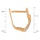 Earrings Featuring 20 Diamonds. Hypoallergenic 585 Rose Gold, Rhodium Detailing. View 2