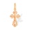 Christening Orthodox Cross 'The Holy Spirit'. Certified 585 (14kt) Rose Gold