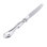 French Style Silver Dinner Knife. 830 Silver, 999 Silver Coating, Stainless Steel