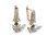 Antique-inspired Certified Earrings. Russian Emeralds and Diamonds