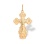 Orthodox Crucifix Cross. Certified 585 (14kt) Rose Gold