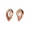 CZ Omega-back Earrings