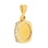 Russian Coin Gold Pendant. View 2