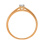 Classic Engagement Ring with 3.3mm Natural Diamond. Hypoallergenic Cadmium-free 585 (14K) Rose Gold. View 4