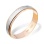 Spinner Wedding Band. 4.9mm in Width. Certified 585 (14kt) Rose and White Gold