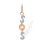 "SOS" Dandle Pendant. 585 (14kt) Rose and White Gold