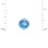Blue Topaz Double Gallery Stud Earrings. 585 (14 K) Rose Gold, Friction Backs. View 2