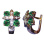 Emerald Earrings With Leverback Lock. View 2