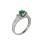 Russian Emerald & Diamond Ring
