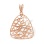 'Fashion Web' Pendant. 585 (14kt) Rose Gold