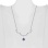 Sapphire and Diamond White Gold Convertible Necklace. view 5