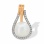 Pendant  with 7.5mm Cultured Pearl and 32 Diamonds. Hypoallergenic 585 Rose Gold, Rhodium Detailing