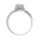 'Undimmed Radiance' 0.6ct Diamond Engagement Ring. View 3