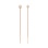CZ Rose Gold Flower Chain Earrings. View 3