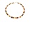 Amber Square Links Necklace