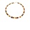 Amber Square Links Necklace