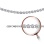 Love-link Solid Chain, Width 3.4mm. Hypoallergenic Certified 925 Silver, Rhodium