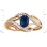 Sapphire and Diamond Ring. View 2