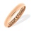 Half-Round Laser Engraved Wedding Ring 3.3mm Wide. Tested 14kt (585) Rose Gold