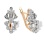 Art Nouveau Style Diamond Earrings
