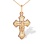 Russian Christening Cross. Certified 585 (14kt) Rose Gold