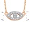 'An Evil Eye Protection' Diamond Necklace . View 2