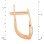 CZ Petite Leverback Earrings. View 2