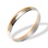 'A Comfortable Fit' Wedding Ring 3mm Wide. Certified 585 (14kt) Rose and White Gold